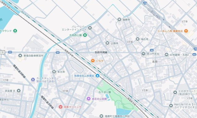 加古郡播磨町古田　新築一戸建ての地図