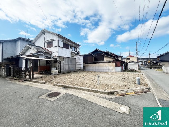 加古郡播磨町古田　新築一戸建ての外観|周辺は落ち着いた街並みの住宅地！子育てがしやすい住環境です！まだ未完成ですが、現地でしかわからない事もございます。是非一度ご覧ください。