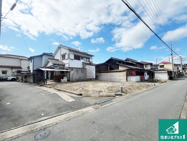 加古郡播磨町古田　新築一戸建ての前面道路含む現地写真|周辺は落ち着いた街並みの住宅地！子育てがしやすい住環境です！まだ未完成ですが、現地でしかわからない事もございます。是非一度ご覧ください。