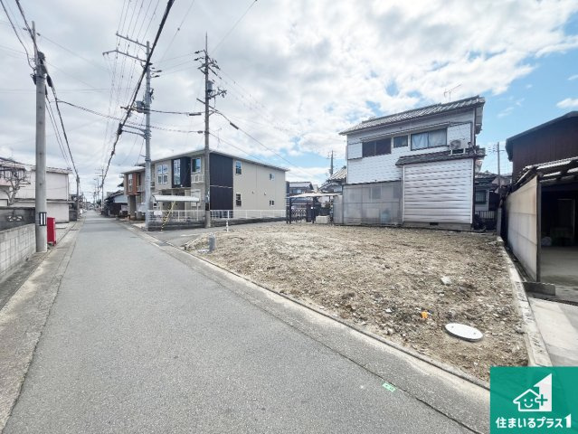 加古郡播磨町古田　新築一戸建ての前面道路含む現地写真|周辺は落ち着いた街並みの住宅地！子育てがしやすい住環境です！まだ未完成ですが、現地でしかわからない事もございます。是非一度ご覧ください。