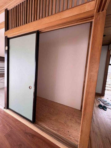 春ひなたのテラスの収納