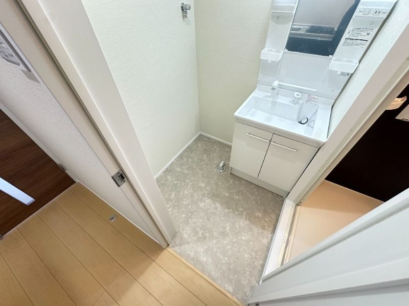 仮称）飯山満町共同住宅の独立洗面台