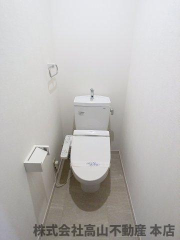 宗像市田熊３丁目のアパートのトイレ