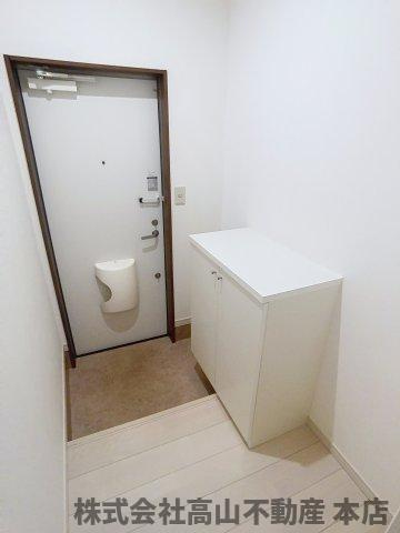 宗像市田熊３丁目のアパートの玄関