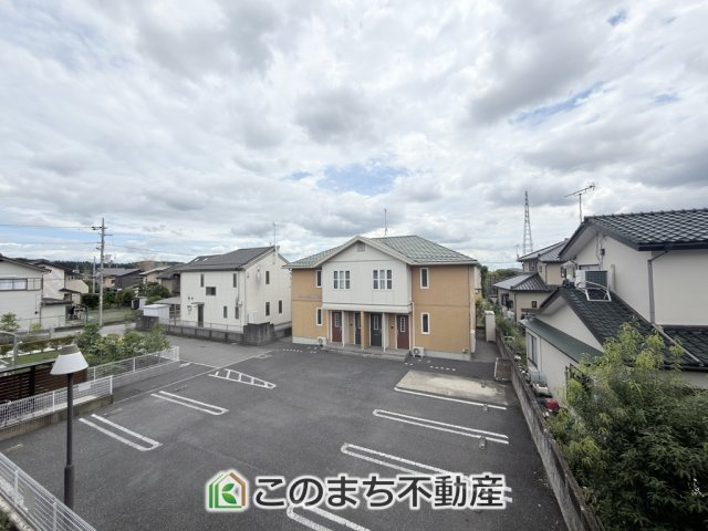 グラファーレ宇都宮市上戸祭2期の展望|バルコニーからの眺めです♪