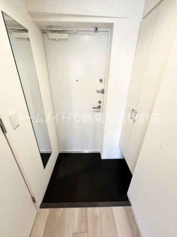 大阪市城東区放出西３丁目の賃貸マンションの玄関