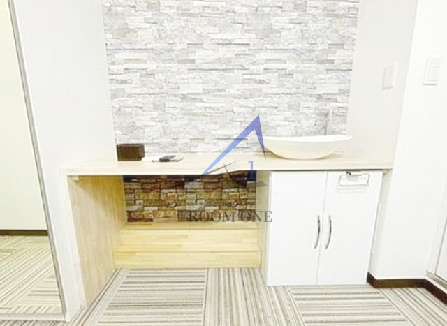 レジデンス勝どきの洗面所|洗面台です。