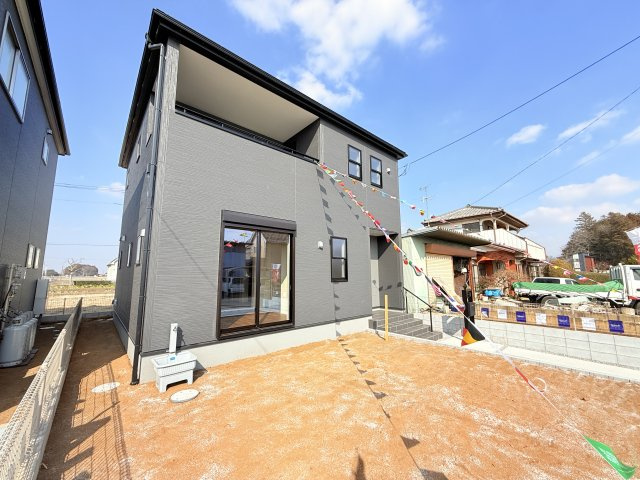 結城郡八千代町東原　新築戸建て　3号棟の外観|当日予約・現地集合・現地解散でのご見学も大歓迎ですので、お気軽にお問い合わせください(*^^*)
