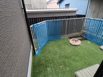 【庭】 | 安城市根崎町南根　戸建 | 北東側の裏庭です。