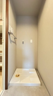 【ランドリースペース】 | ライオンズマンション川西滝山 | 洗濯機置き場