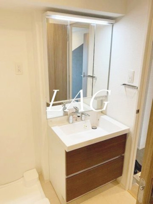 【洗面所】 | リヴィエール猿江公園 | 洗面台です。