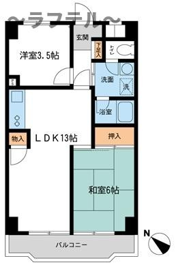 入間市河原町の賃貸マンション