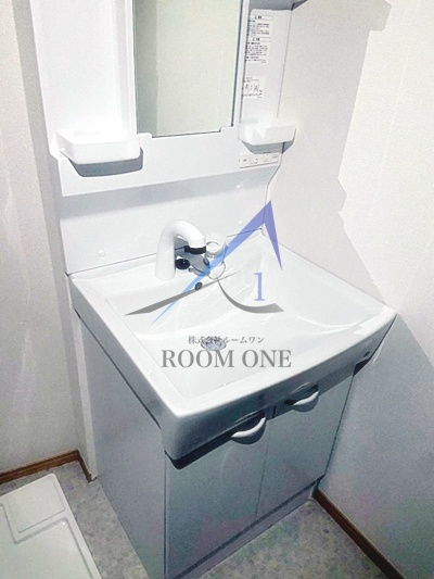 グランシャレー堀切Ⅰの洗面所|洗面台です。