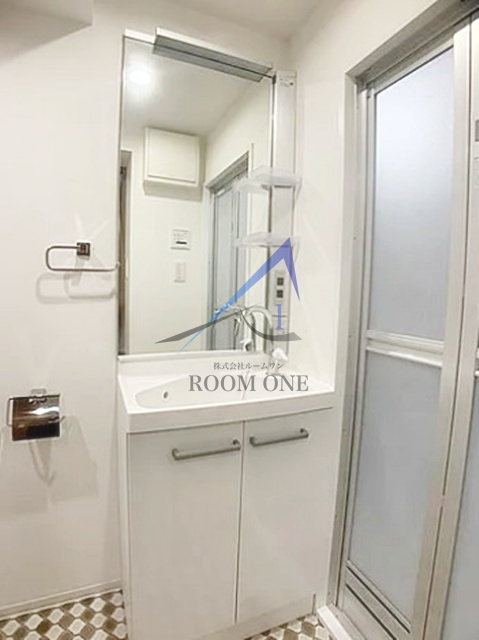 クラヴィール上野田原町の洗面所|洗面台です。