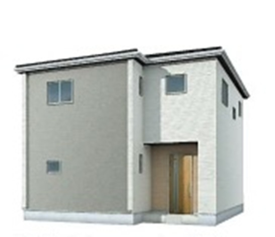 【仲介手数料無料】新築戸建　東松山市松葉町3-11-32（全2棟）の外観パース