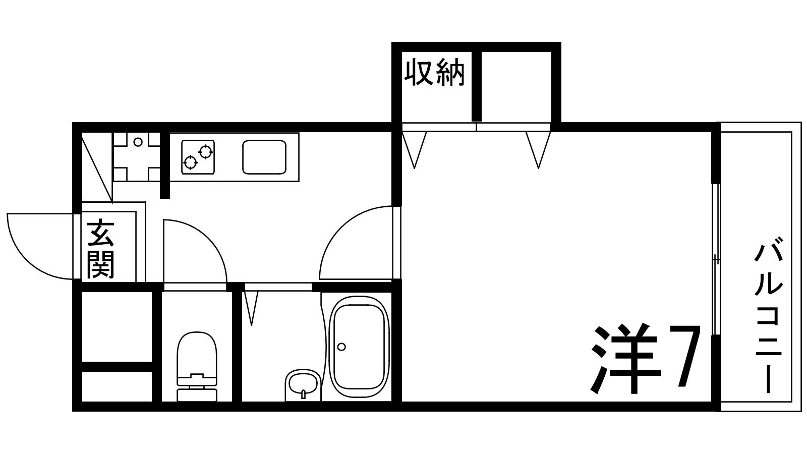 ジュネス神屋町の間取り