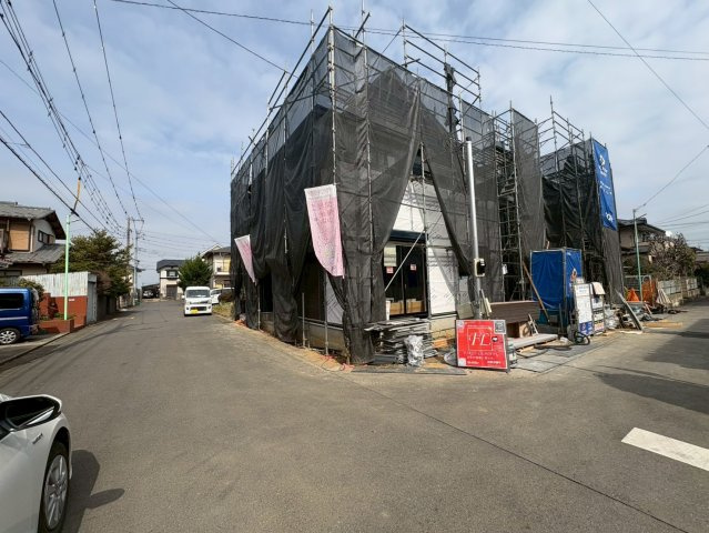 川越市並木　新築分譲　JR川越線『南古谷駅』徒歩7分　【南古谷小学区】の前面道路含む現地写真