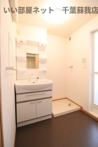 フォレストタウンⅡの洗面所|忙しい朝には欠かせない洗面所です