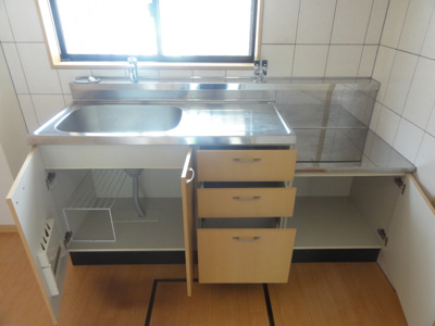 【収納】 | ハイツエスポア | キッチン収納下