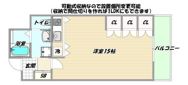 大阪市淀川区宮原１丁目の賃貸マンションの間取り