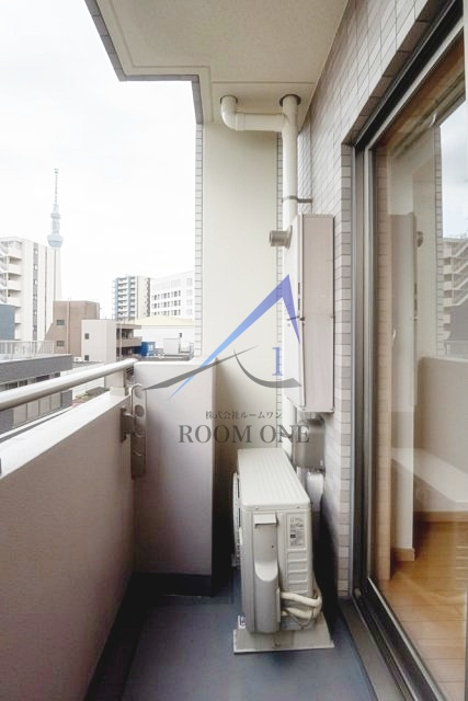 スパシエリーヴァ浅草のバルコニー|バルコニーです。