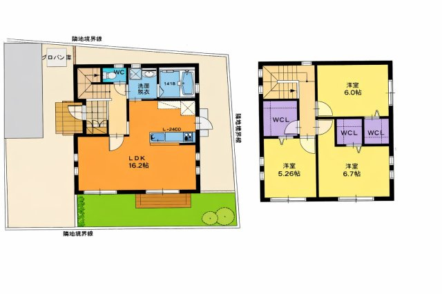 野芥3丁目中古戸建（オーナーチェンジ）の間取り