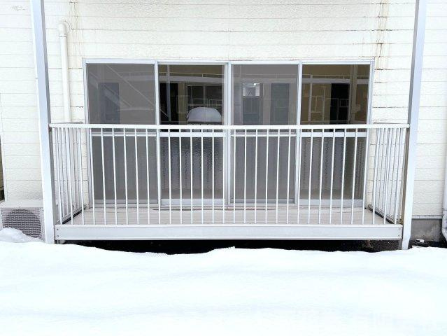 ハイツLAND　Bのバルコニー