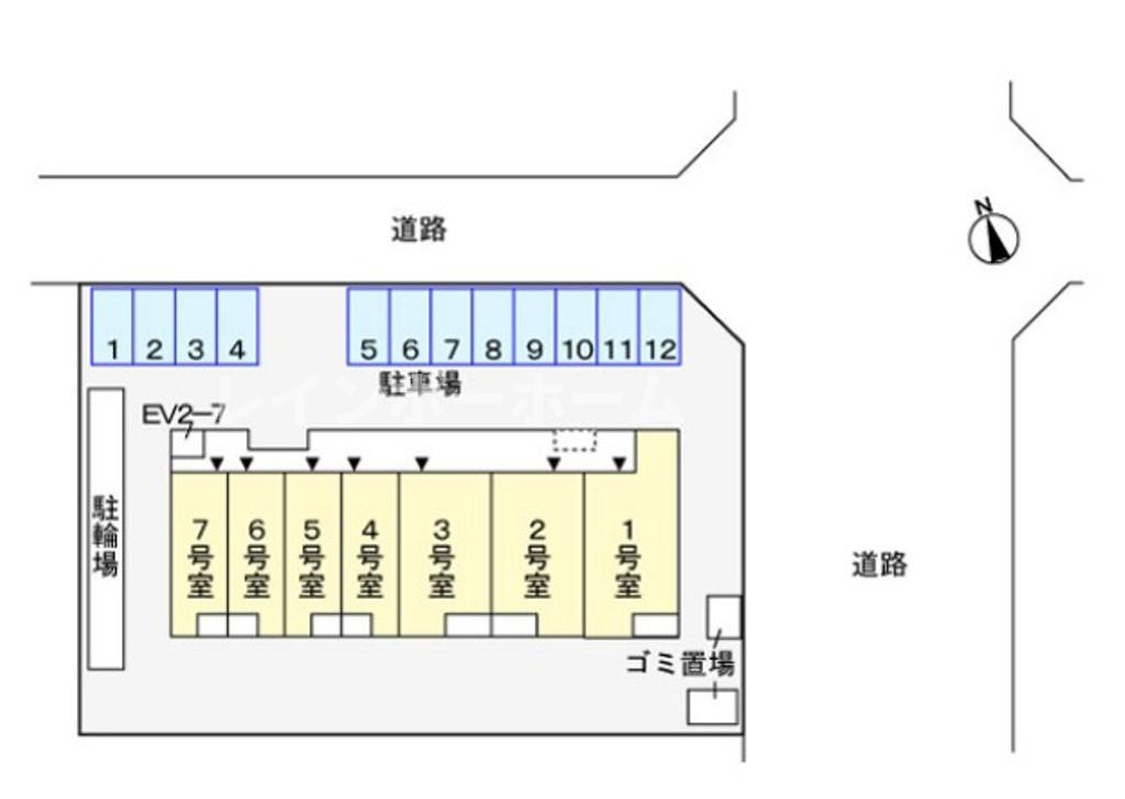 ネオスティ※初期費用分割後払いサービス利用可能物件の区画図