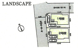 【坂戸市泉町第3 1号棟 区画図】