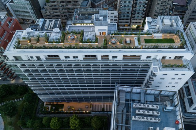 コンフォリア東新宿のその他共用部分|屋上庭園