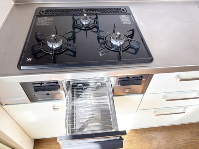 【キッチン】 | シェトア園田第一 | 3口コンロでお料理効率もアップ