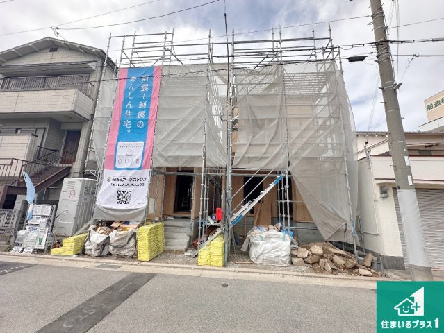 明石市北王子町　第3期　新築一戸建ての外観|周辺は落ち着いた街並みの住宅地！子育てがしやすい住環境です！まだ未完成ですが、現地でしかわからない事もございます。是非一度ご覧ください。