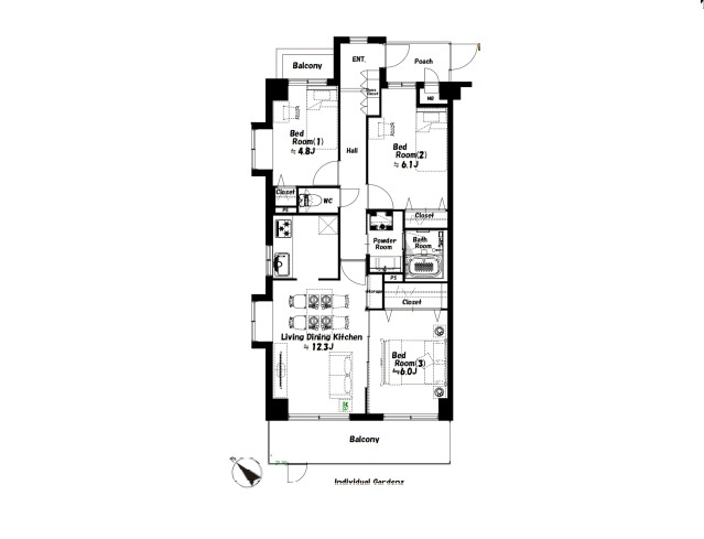 【間取り】の画像