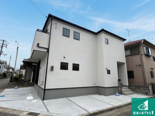 加古郡播磨町北本荘　第9期　新築一戸建ての外観|安心の10年保証！外観を美しく保ち、雨水で汚れを落とします！気になることがありましたら、お気軽にお問い合わせください！