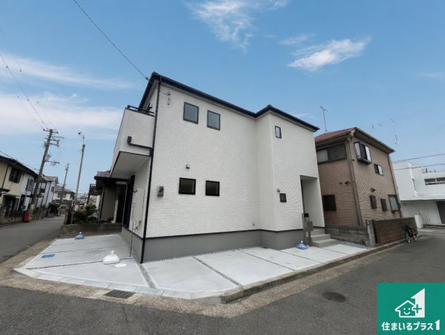 加古郡播磨町北本荘　第9期　新築一戸建ての外観|安心の10年保証！外観を美しく保ち、雨水で汚れを落とします！気になることがありましたら、お気軽にお問い合わせください！