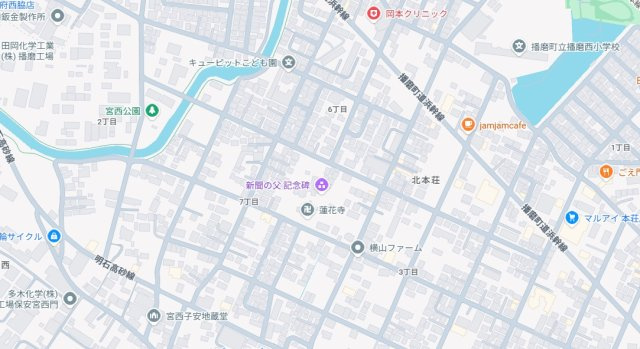 加古郡播磨町北本荘　第9期　新築一戸建ての地図