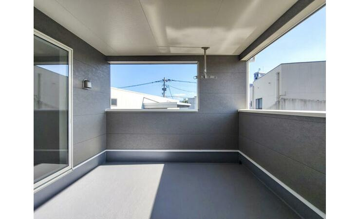 久留米市東櫛原町　新築戸建【1号棟】のバルコニー