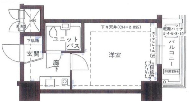 ダイアパレス御苑前の間取り|ダイアパレス御苑前