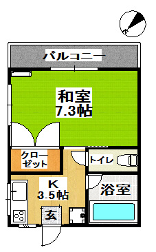 エスポアールA棟の間取り
