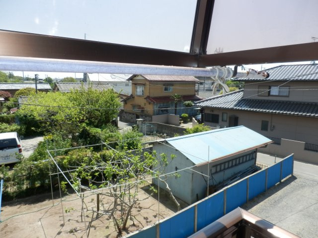 エスポアールA棟のバルコニー