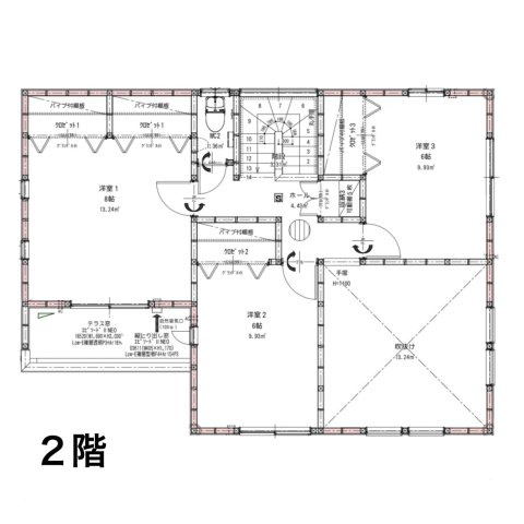 プランタウン清末西町の間取り|2階　間取図