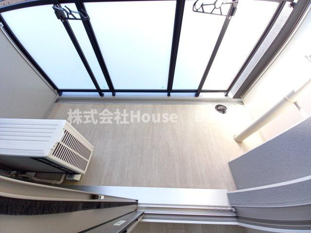 エスリード神戸大倉山ヒルズのバルコニー