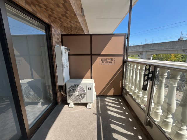 Luxe姫路のバルコニー