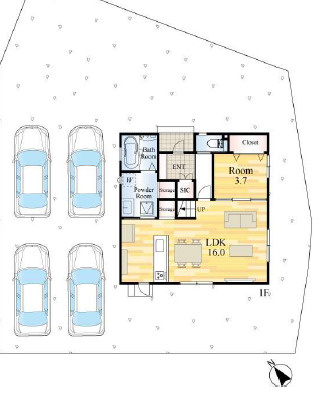 大刀洗町山隈　1号地