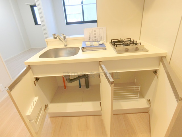 タスキ　リシェス　池上のキッチン|2口ガスコンロのシステムキッチン