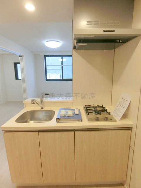 タスキ　リシェス　池上のキッチン|2口ガスシステムキッチン