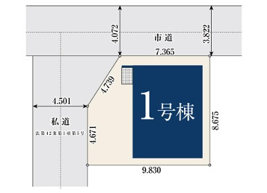 【間取り】 | 市川市曽谷７丁目７１２①