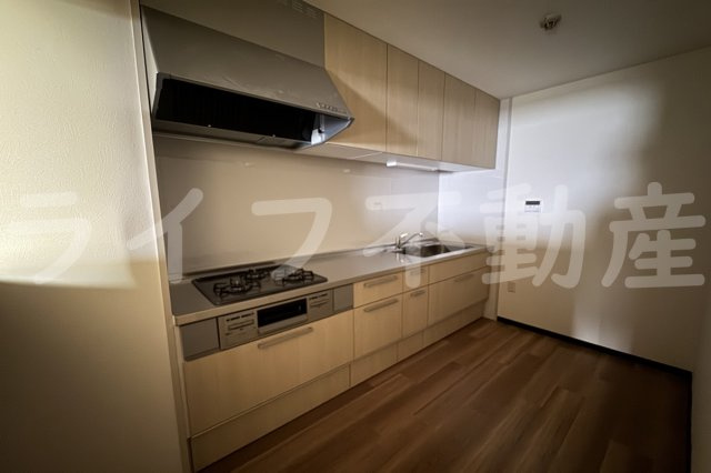 幸田マンション新深江　のキッチン|コンパクトなキッチンで掃除もラクラク