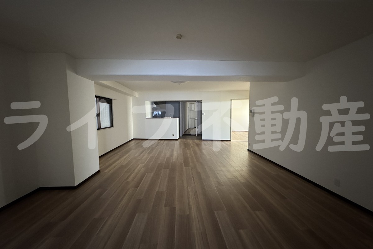 幸田マンション新深江　の居間・リビング|ゆったり過ごせるリビングです