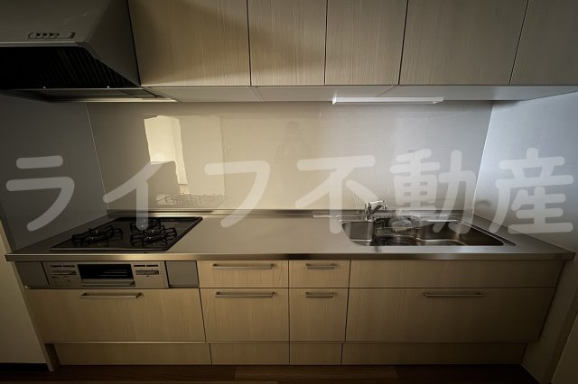 幸田マンション新深江　のキッチン|キッチンでお料理をお楽しみください